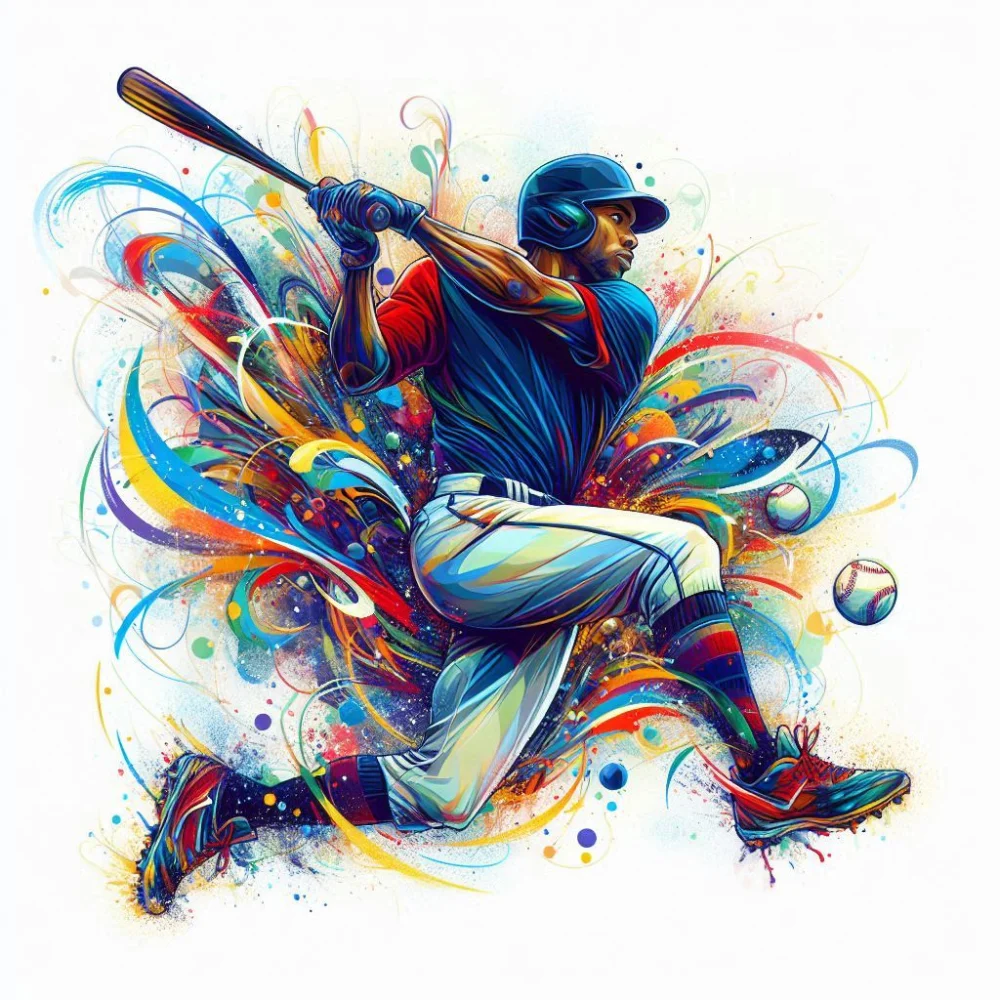 Baseball sports dynasty illustration